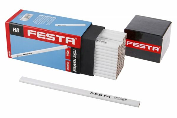 Ceruzka tesárska 250mm FESTA hb/Biely lak/13268